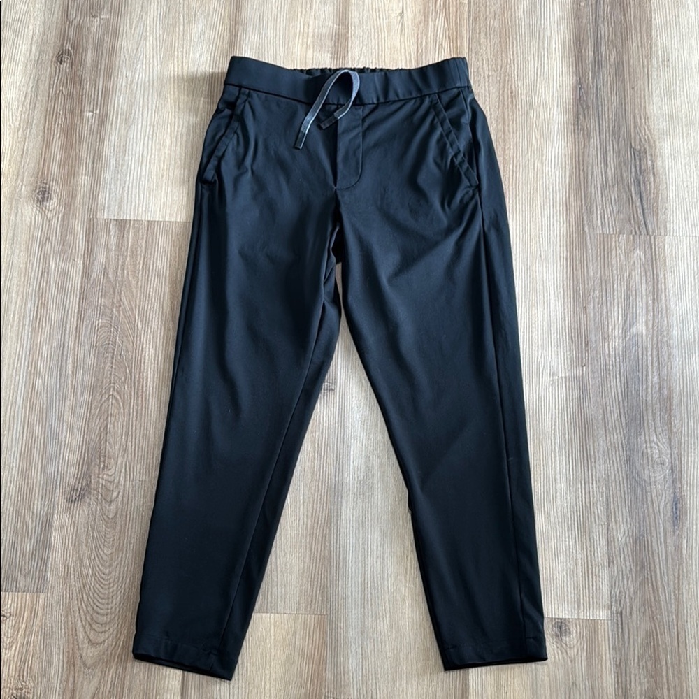 Bonobos Mens Black The Anywhere Pant (WFHQ) Stretch Casual Pants Small Short